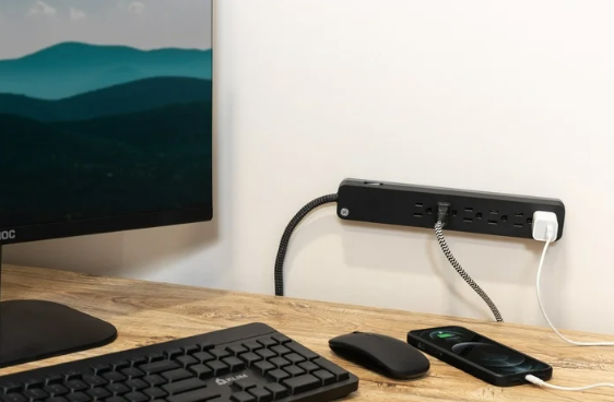 GE Pro 15-Amp Grounded 6-Outlet Surge Protector Bulk Supplies for End of Year Tax Savings